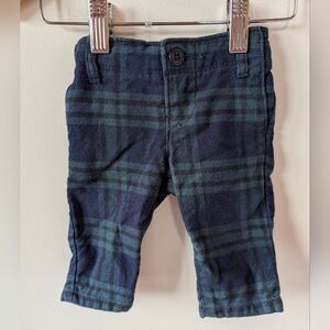 Gap Baby Tartan Pants 0-3M